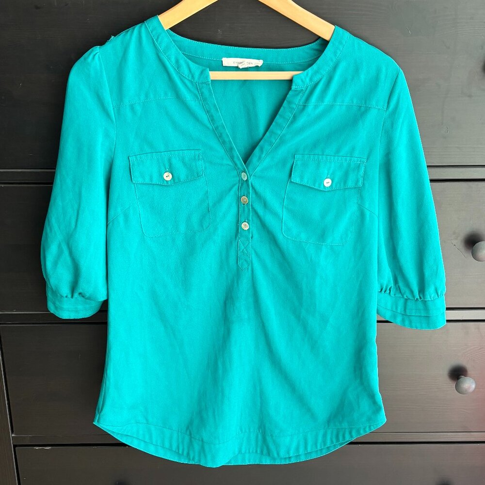 41 Hawthorn 3/4 sleeve tunic blouse